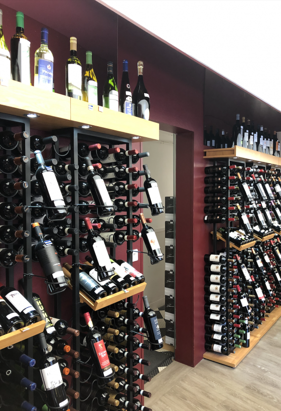 Exposition de vins dans votre cave