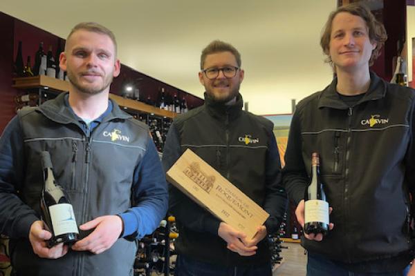 Tom, Armand et Antoine vos cavistes CAVAVIN à Nantes Talensac